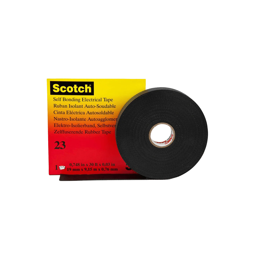 3M Scotch Tape 23 Self Bonding Rubber Splicing Tape - 19 mm x 9 mt