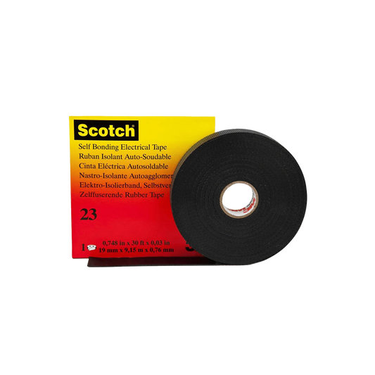 3M Scotch Tape 23 Self Bonding Rubber Splicing Tape - 19 mm x 9 mt