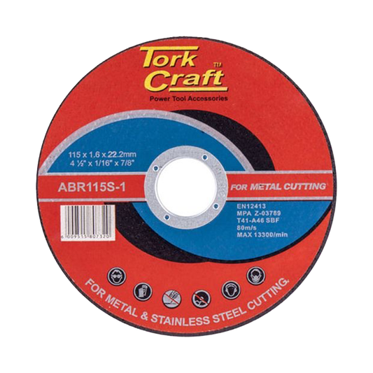 Tork Craft Cutting Disc - 115 mm x 1.6 mm x 22.2 mm