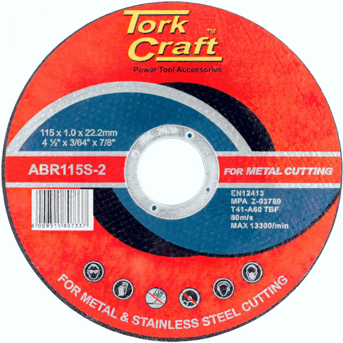 Tork Craft Cutting Disc - 115 mm x 1 mm x 22.2 mm