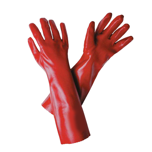 PVC Elbow Gloves - Medium