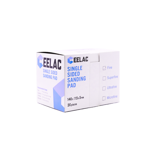 CEELAC 1 Sided Sanding Pad P120 Fine - 140 mm x 115 mm x 5 mm