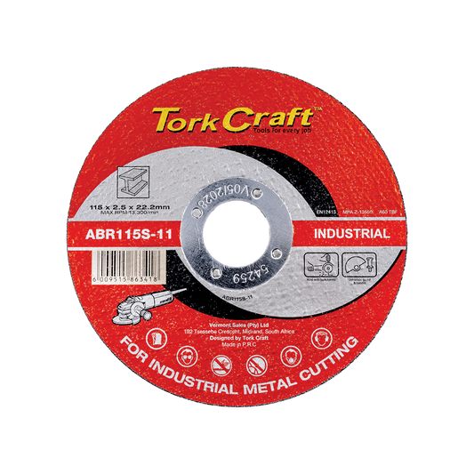 Tork Craft Cutting Disc - 115 mm x 2.5 mm x 22.2 mm