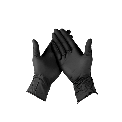 Black Nitrile Gloves Powder Free Pairs - Medium