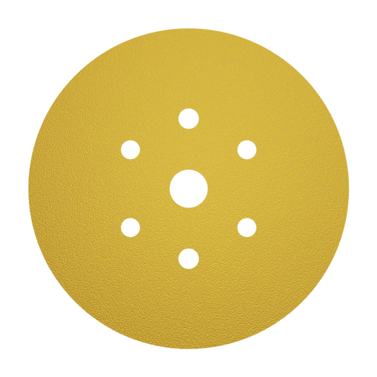 smirdex 820 Yellow Velcro Disc 6 + 1 Hole P100