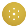 smirdex 820 Yellow Velcro Disc 6 + 1 Hole P100