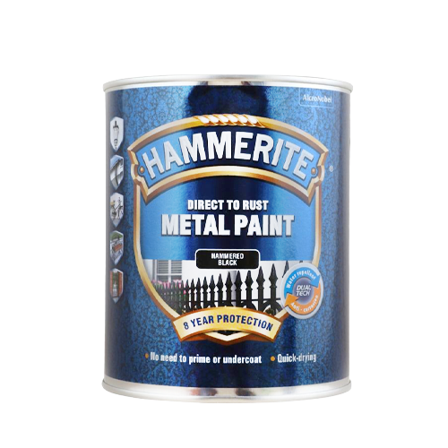 HAMMERITE Direct To Rust Hammered Black - 1 lit