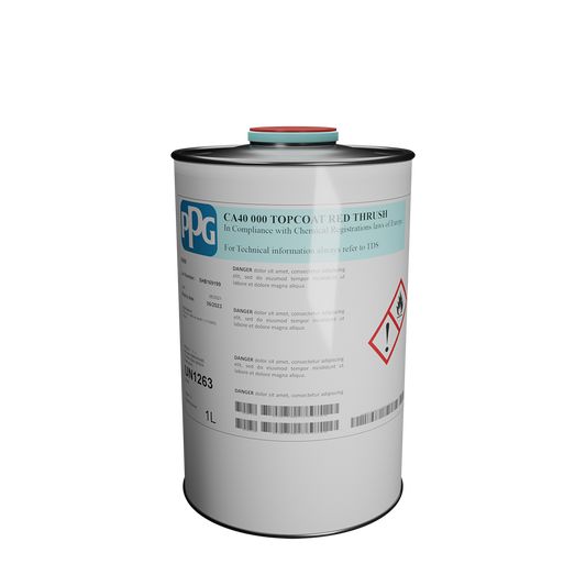 PPG Aerospace CA40 000 Topcoat Red Thrush Mix - 1 lit