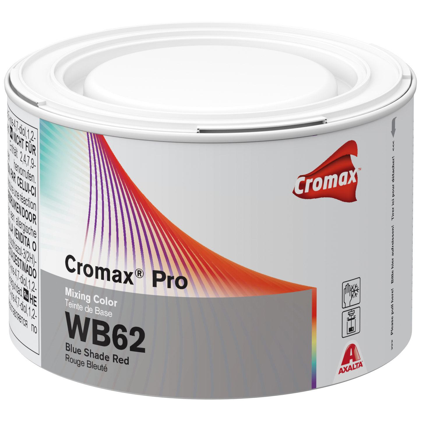 Cromax Pro Mixing Color Blue Shade Red - 0.5 lit