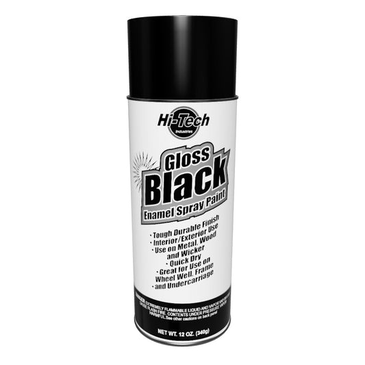 Hi-Tech Industries Gloss Black Enamel - 355 ml